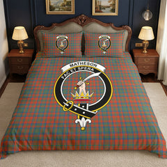Matheson Ancient Tartan Crest Bedding Set