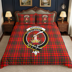 Matheson Modern Tartan Crest Bedding Set