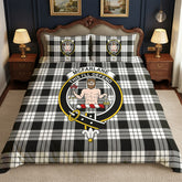 McFarlane Black - White Tartan Crest Bedding Set