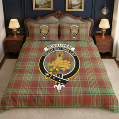 McGillivray Hunting Ancient Tartan Crest Bedding Set