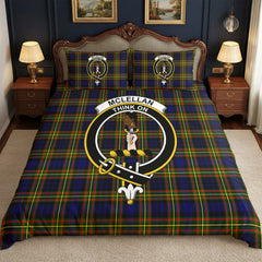 McLellan Modern Tartan Crest Bedding Set