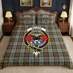 McLeod of Harris Weathered Tartan Crest Bedding Set