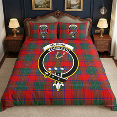 McPhail Clan Tartan Crest Bedding Set