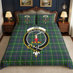 Orr Tartan Crest Bedding Set