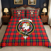 Ruthven Modern Tartan Crest Bedding Set
