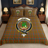Seton Hunting Modern Tartan Crest Bedding Set