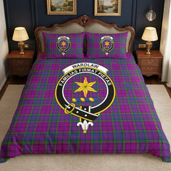 Wardlaw Modern Tartan Crest Bedding Set