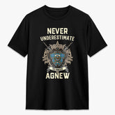 Agnew Ancient Tartan Crest 2D T-shirt - Never Underestimate Style