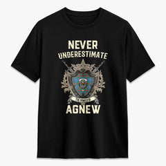 Agnew Ancient Tartan Crest 2D T-shirt - Never Underestimate Style