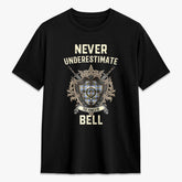 Bell of the Borders Tartan Crest 2D T-shirt - Never Underestimate Style
