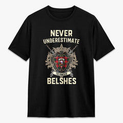 Belshes Tartan Crest 2D T-shirt - Never Underestimate Style