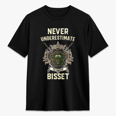 Bisset Tartan Crest 2D T-shirt - Never Underestimate Style