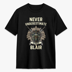 Blair Dress Tartan Crest 2D T-shirt - Never Underestimate Style