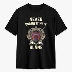 Blane Tartan Crest 2D T-shirt - Never Underestimate Style