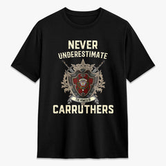 Carruthers Tartan Crest 2D T-shirt - Never Underestimate Style