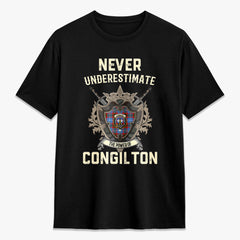 Congilton Tartan Crest 2D T-shirt - Never Underestimate Style