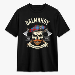 Dalmahoy Tartan Crest 2D T-shirt - Alba Skull Style