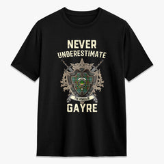 Gayre Tartan Crest 2D T-shirt - Never Underestimate Style