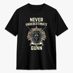 Gunn Modern Tartan Crest 2D T-shirt - Never Underestimate Style
