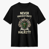 Halkett Tartan Crest 2D T-shirt - Never Underestimate Style