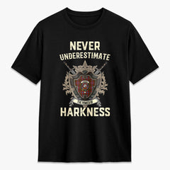 Harkness Dress Tartan Crest 2D T-shirt - Never Underestimate Style