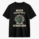 Henderson Ancient Tartan Crest 2D T-shirt - Never Underestimate Style
