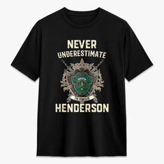 Henderson Ancient Tartan Crest 2D T-shirt - Never Underestimate Style