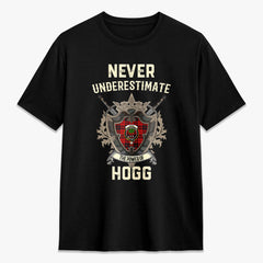 Hogg Tartan Crest 2D T-shirt - Never Underestimate Style