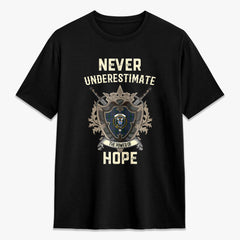 Hope Tartan Crest 2D T-shirt - Never Underestimate Style