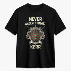 Kerr Ancient Tartan Crest 2D T-shirt - Never Underestimate Style
