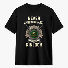 Kinloch Tartan Crest 2D T-shirt - Never Underestimate Style