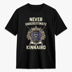 Kinnaird Tartan Crest 2D T-shirt - Never Underestimate Style