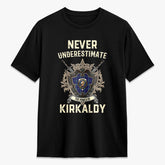 Kirkaldy Tartan Crest 2D T-shirt - Never Underestimate Style