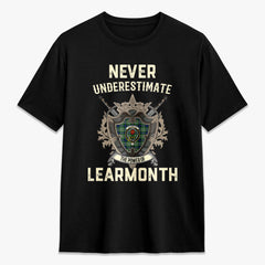 Learmonth Tartan Crest 2D T-shirt - Never Underestimate Style