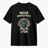 Lyon Tartan Crest 2D T-shirt - Never Underestimate Style