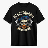 MacCorquodale Tartan Crest 2D T-shirt - Alba Skull Style