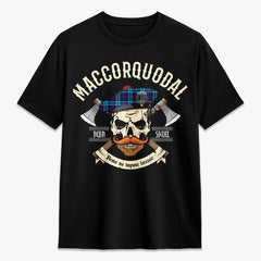 MacCorquodale Tartan Crest 2D T-shirt - Alba Skull Style