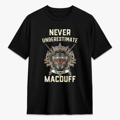 MacDuff Dress Ancient Tartan Crest 2D T-shirt - Never Underestimate Style