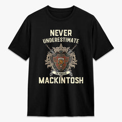 MacKintosh Hunting Weathered Tartan Crest 2D T-shirt - Never Underestimate Style