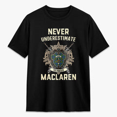 MacLaren Ancient Tartan Crest 2D T-shirt - Never Underestimate Style