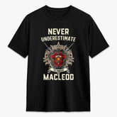 MacLeod of Raasay Tartan Crest 2D T-shirt - Never Underestimate Style