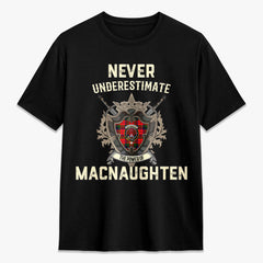 MacNaughten Tartan Crest 2D T-shirt - Never Underestimate Style