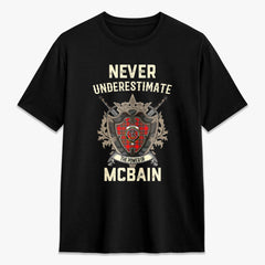 McBain Tartan Crest 2D T-shirt - Never Underestimate Style