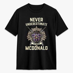 McDonald Dress Modern Tartan Crest 2D T-shirt - Never Underestimate Style