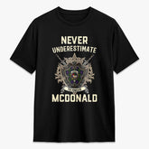 McDonald Tartan Crest 2D T-shirt - Never Underestimate Style