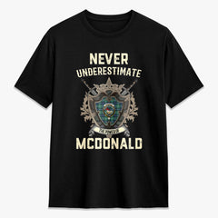 McDonald of the Isles Hunting Ancient Tartan Crest 2D T-shirt - Never Underestimate Style