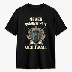 McDowall Tartan Crest 2D T-shirt - Never Underestimate Style