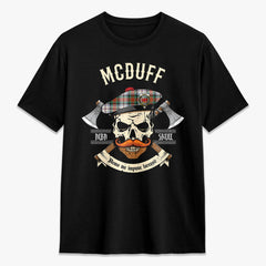McDuff Dress Ancient Tartan Crest 2D T-shirt - Alba Skull Style