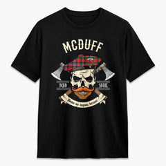 McDuff Modern Tartan Crest 2D T-shirt - Alba Skull Style