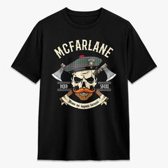 McFarlane Hunting Ancient Tartan Crest 2D T-shirt - Alba Skull Style